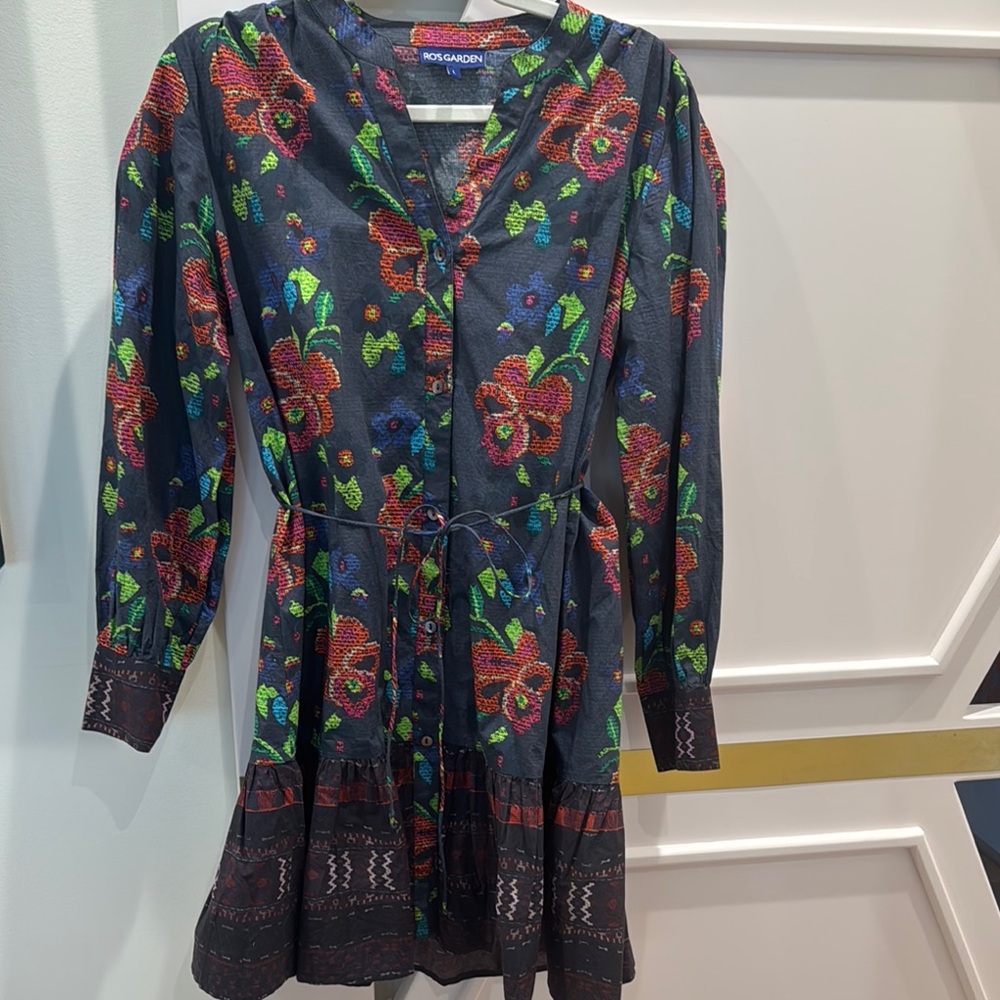 Ro’s Garden Floral Dress - size large